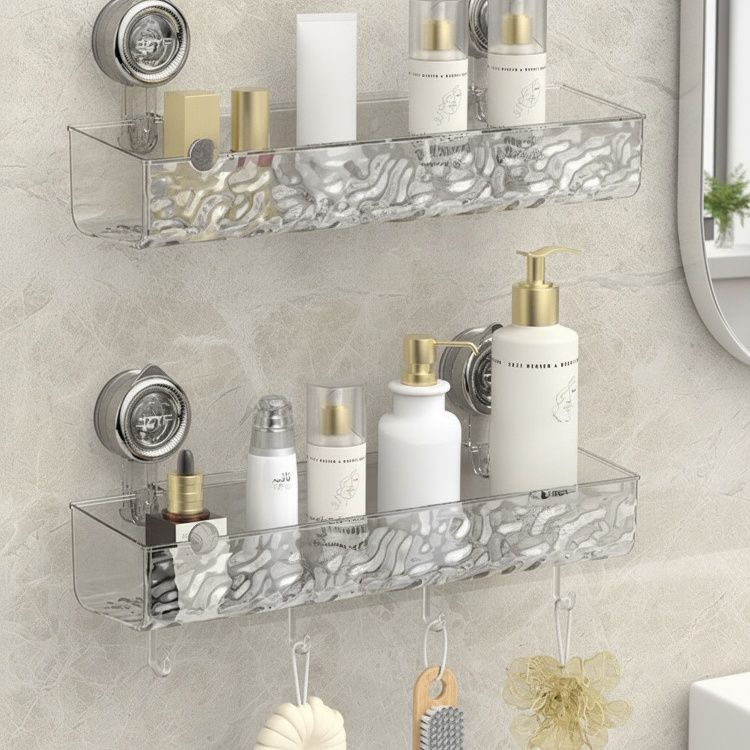 Ripple Suction Cup Shelf