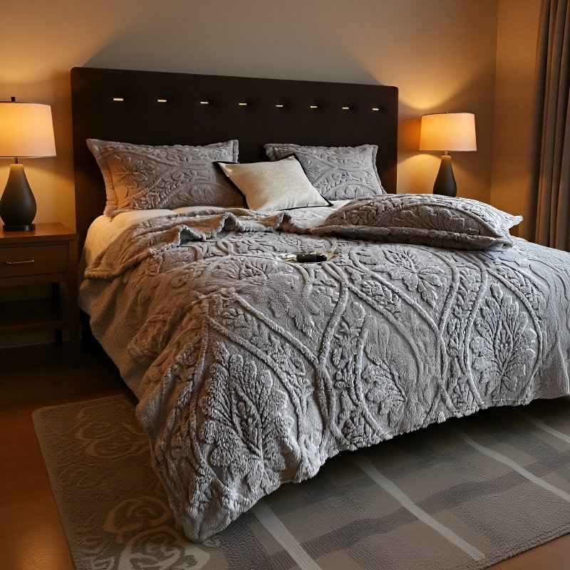 Sábana europea afelpada y cálida, manta de franela de leche