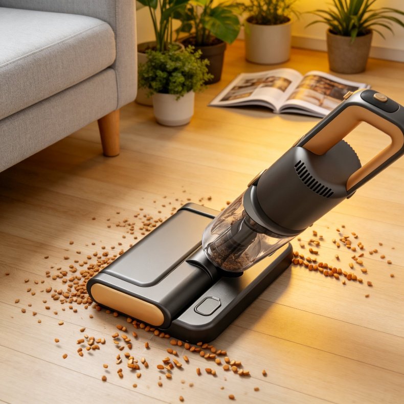 Handheld Multi-Purpose Vacuum Cleaner, Wet Mop & Dry Suction, For Home, Car, Hotel