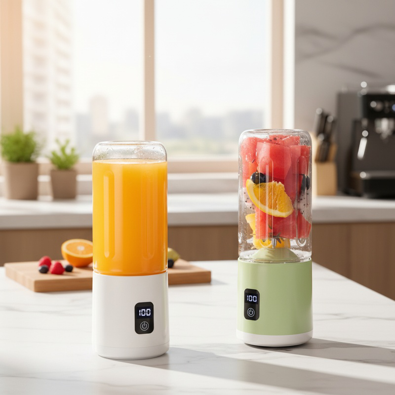 Digital Display Home Rechargeable Portable Juicing Cup Multifunction Juice Maker