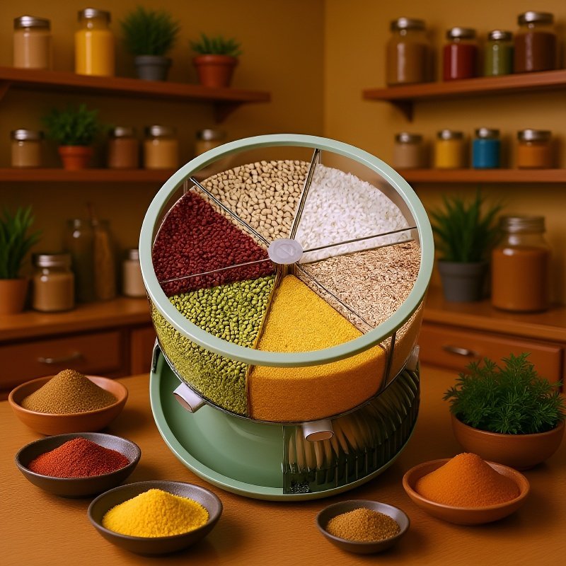 五穀雜糧分格密封收納桶