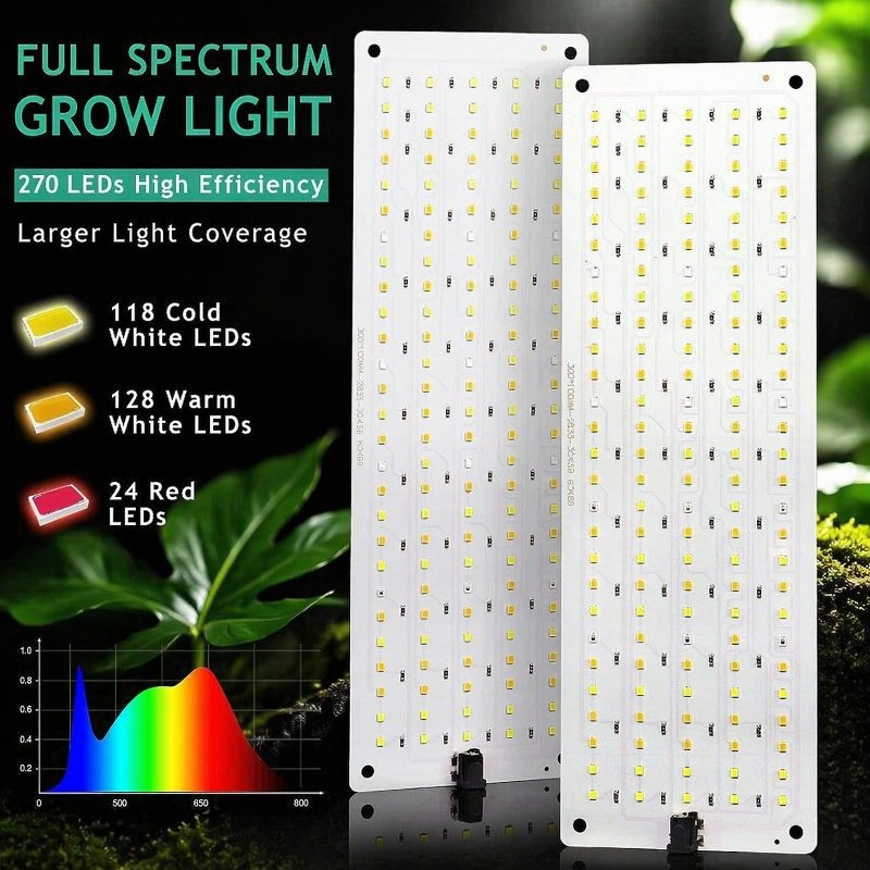 Éclairage LED pour semis de fleurs et légumes