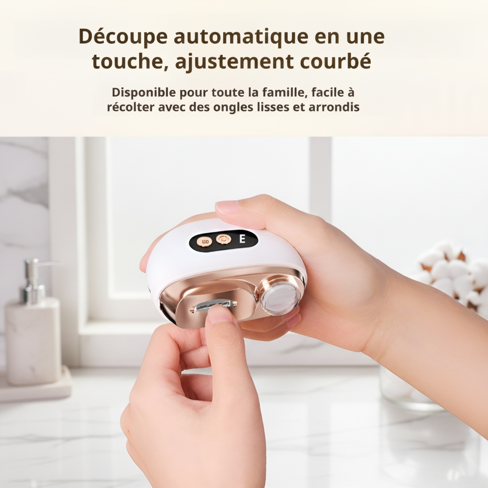 Accessoire de soin des ongles moderne et pratique