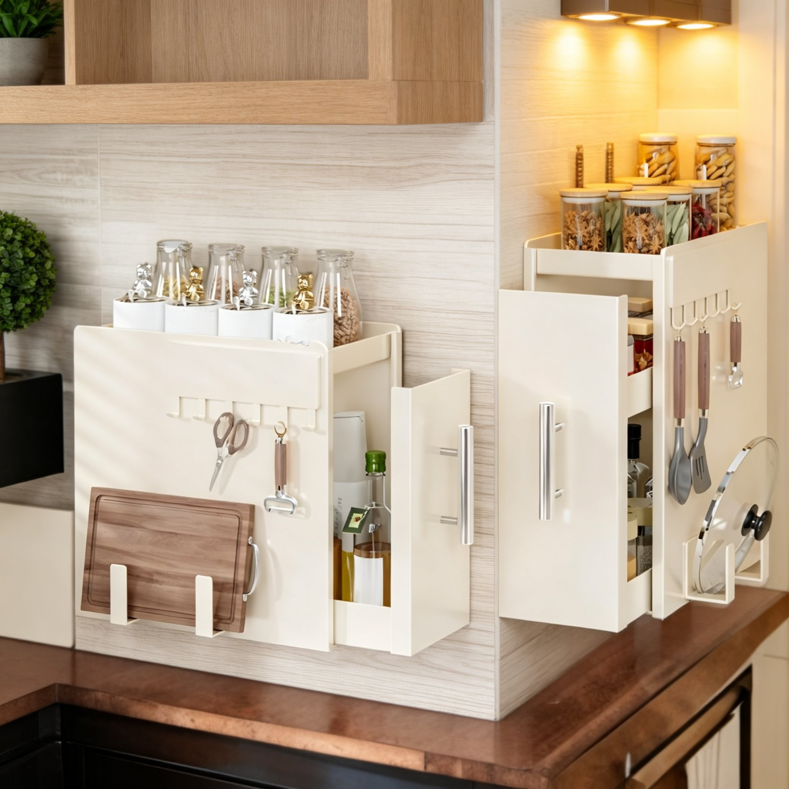 Especiero de hierro moderno para mesa