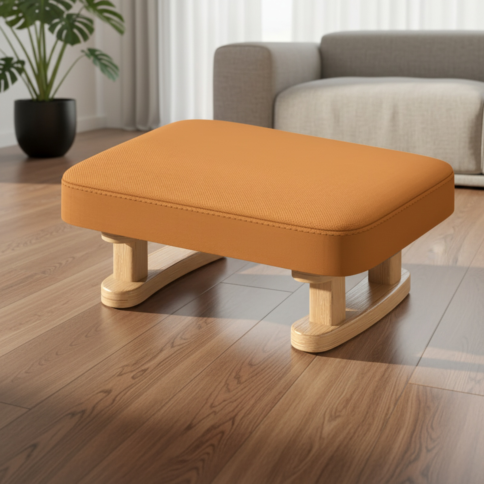 Japanese style legless chair foot stool home living room sofa stool soft pack sofa low stool door sh