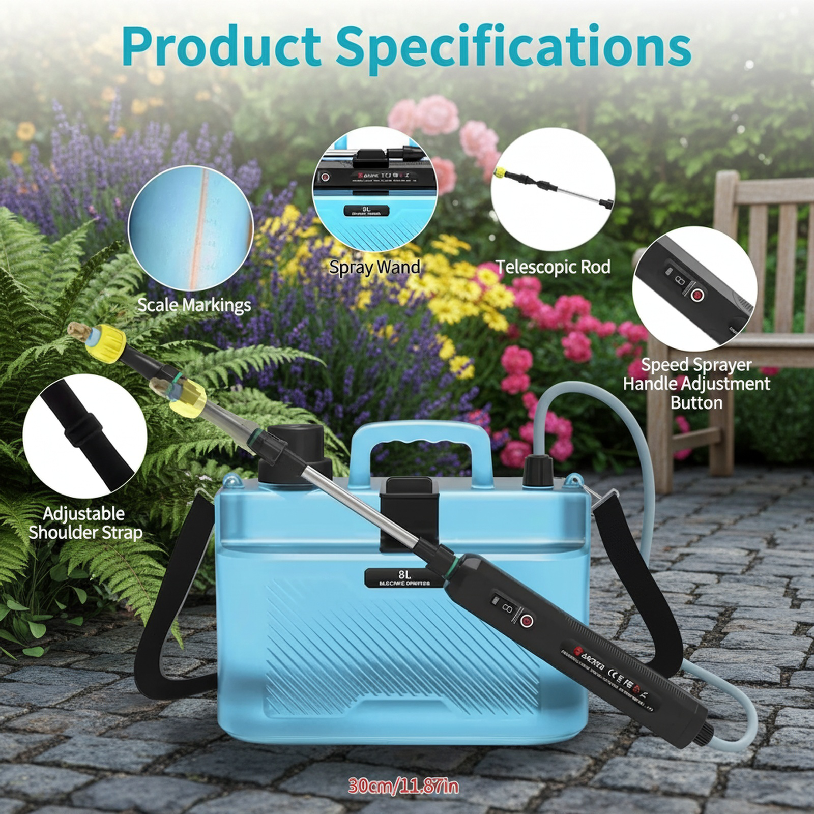 Backpack 5L Electric Sprayer for Gardening