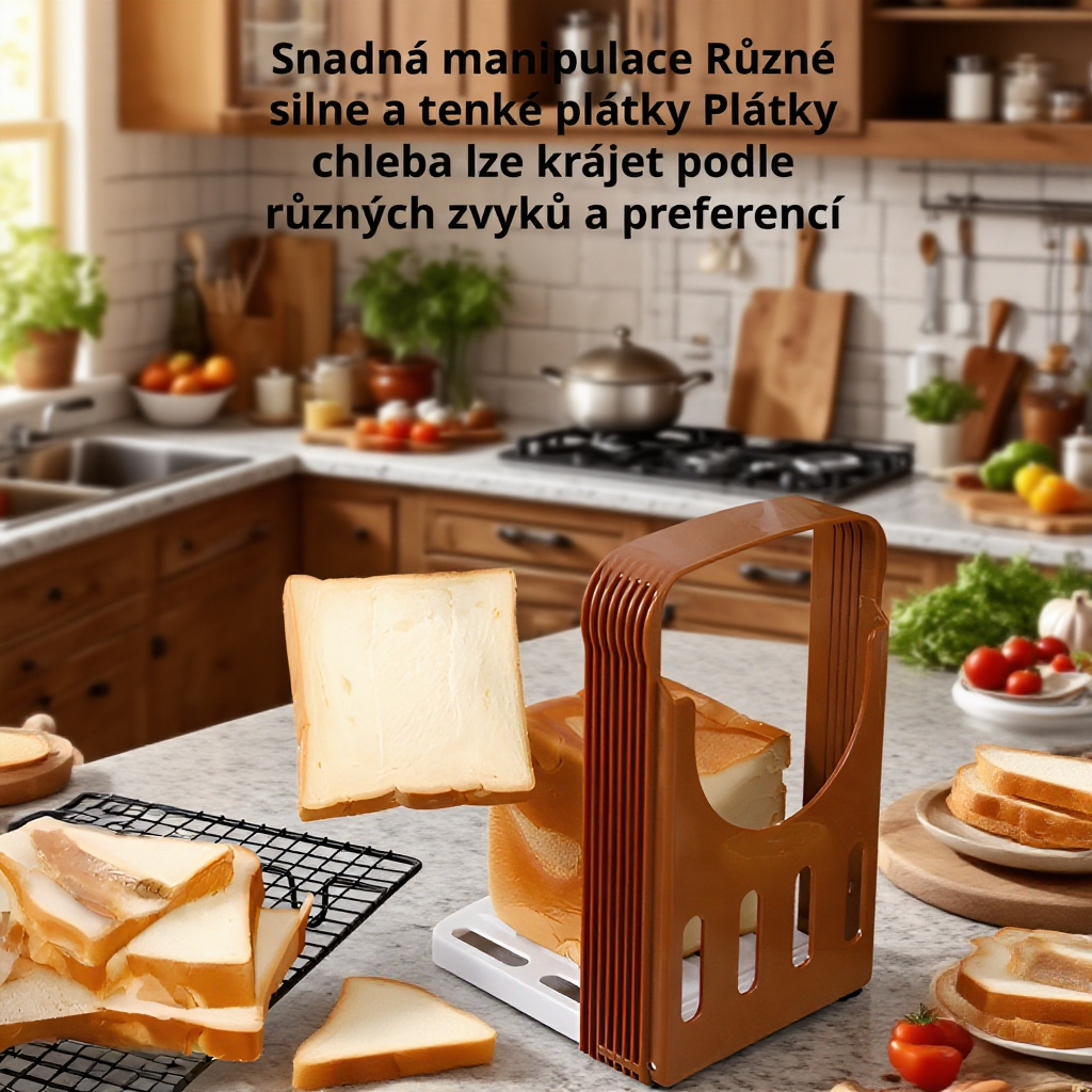 Český název: Kráječ na plátky chleba, dělič na toastový chléb