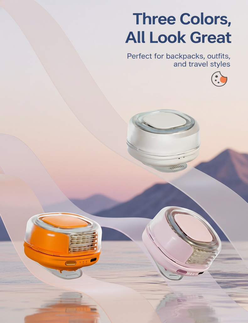Lightweight mini fan for outdoor adventures
