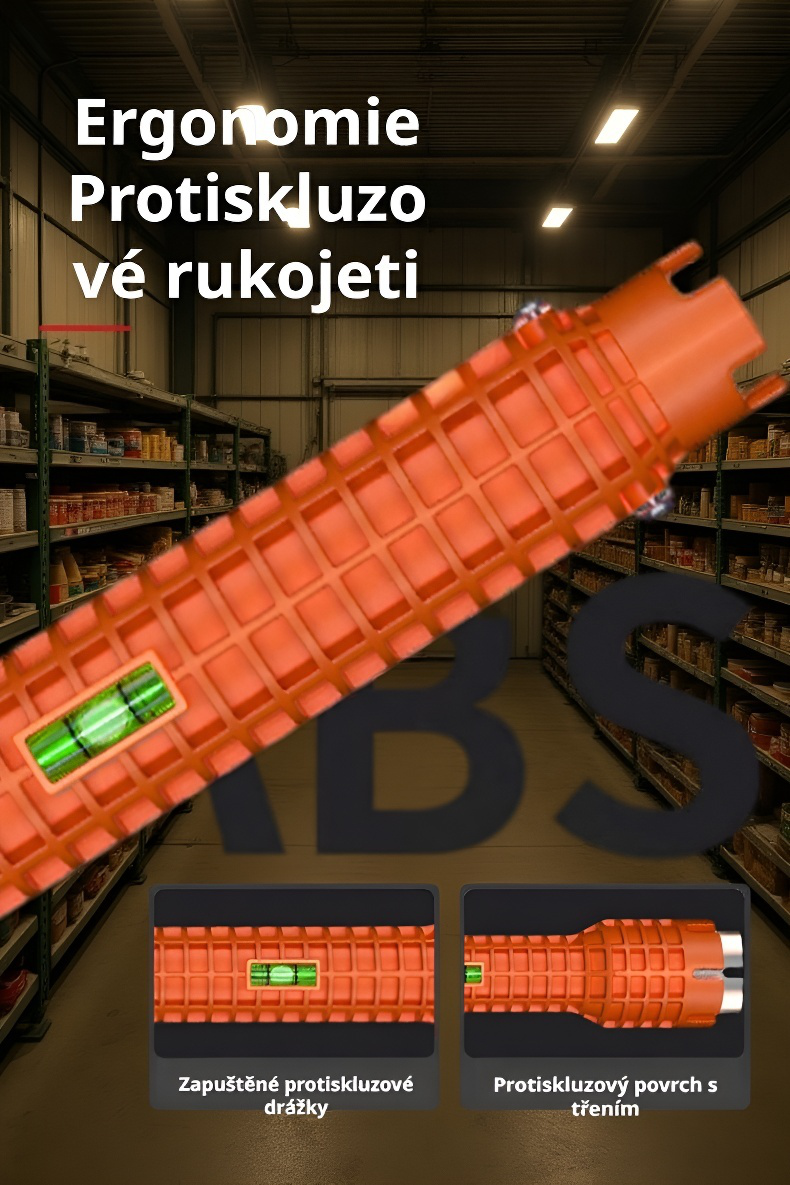 Detail multifunkčního klíče na dřez