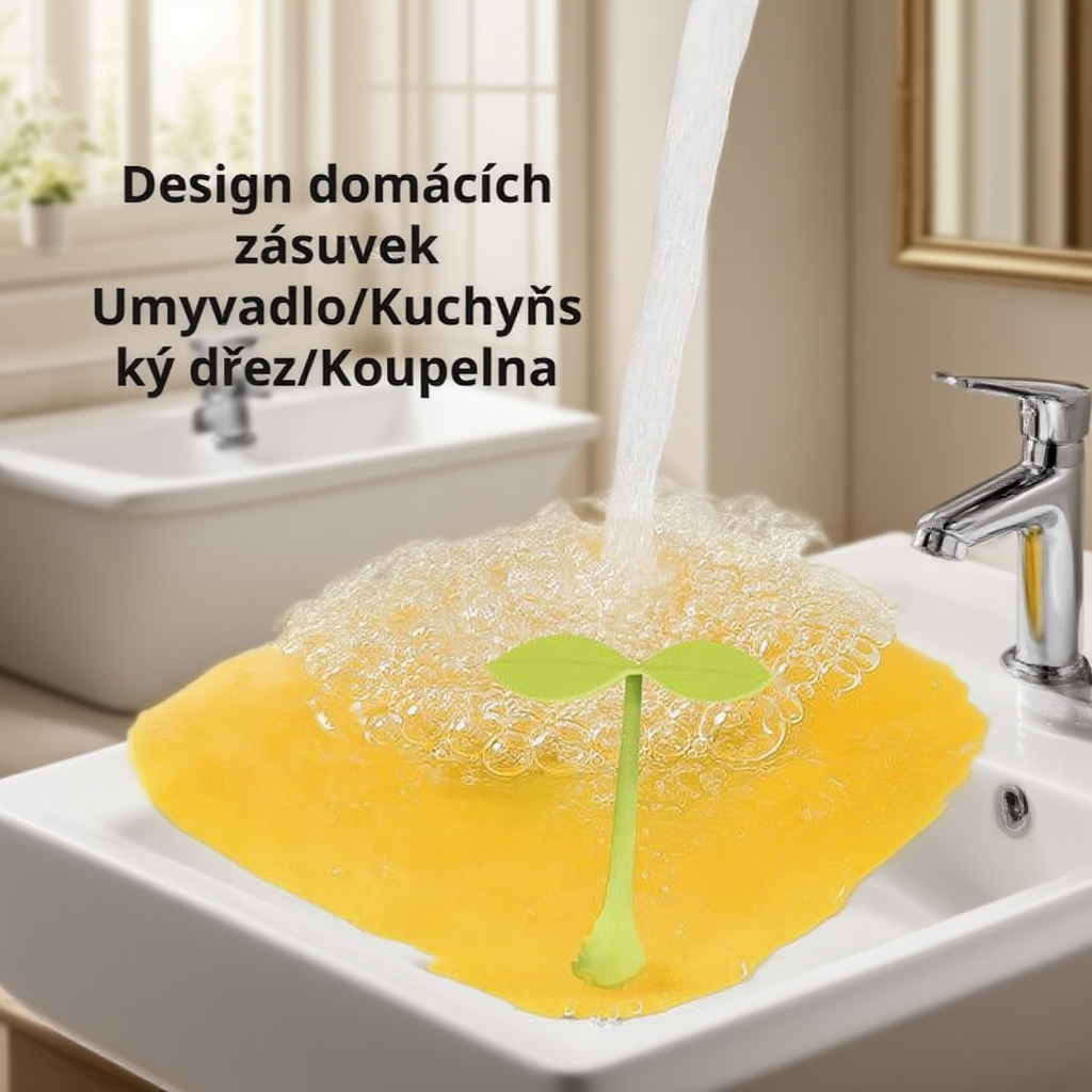 Silikonový kryt na odtokové potrubí ve tvaru klíčků