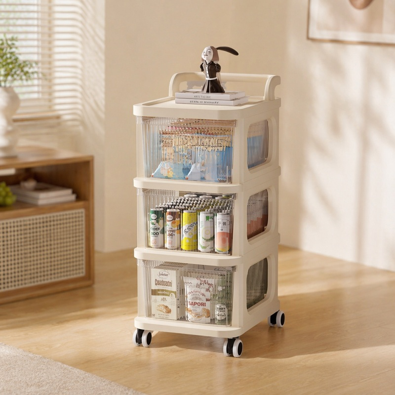 Carrito organizador con ruedas fácil de mover