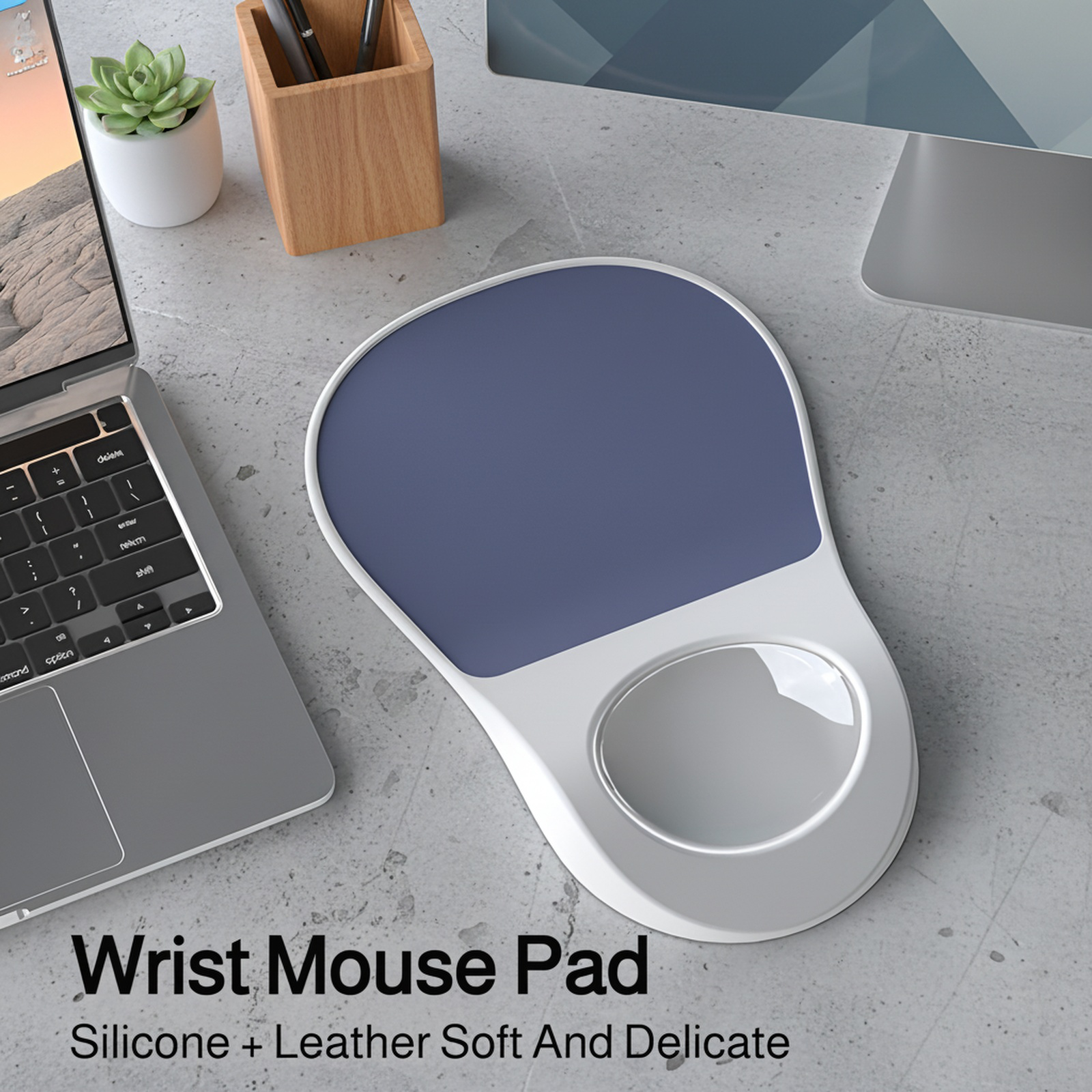 Ergonomic Office Mouse with Simple Wrist Rest