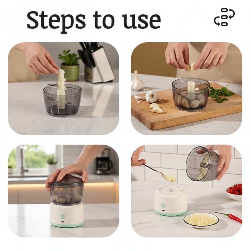 Home Multifunctional Mixer Mini Meat Grinder Electric Slicer Blender