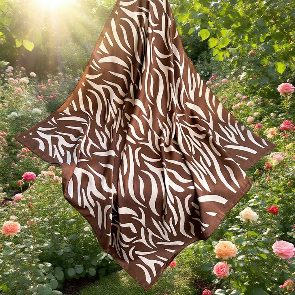 Striped printed fashionable scarf shawl