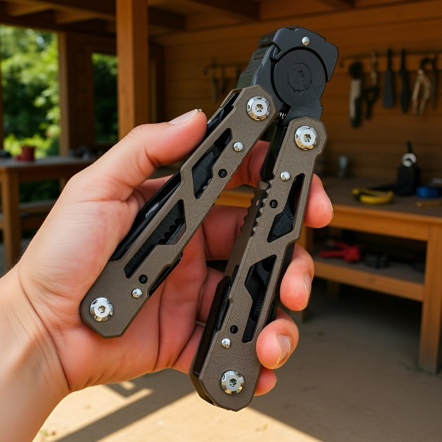 Outdoor tool in use for emergency situations