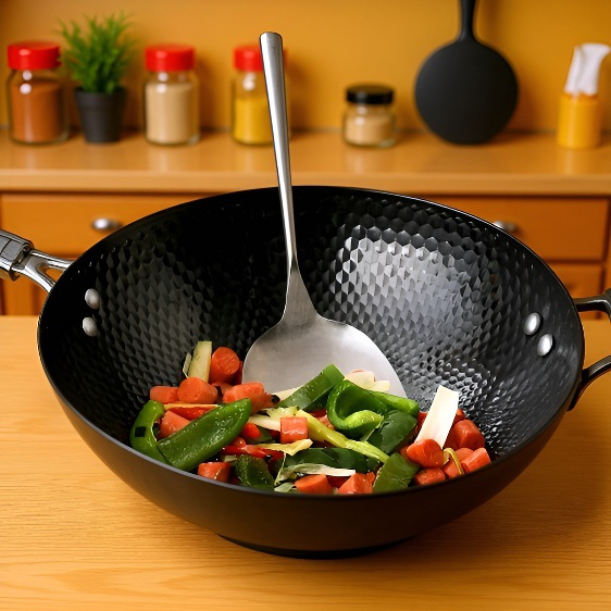 가정용 숙철 무코팅 볶음냄비 전통 가마냄비 무접착 후라이팬 후라이팬 무코팅 가마냄비 레인지