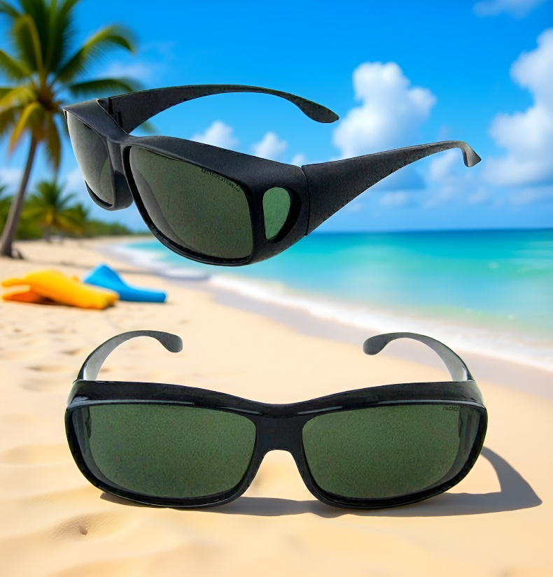 偏光レンズで眩しさを軽減するサングラス