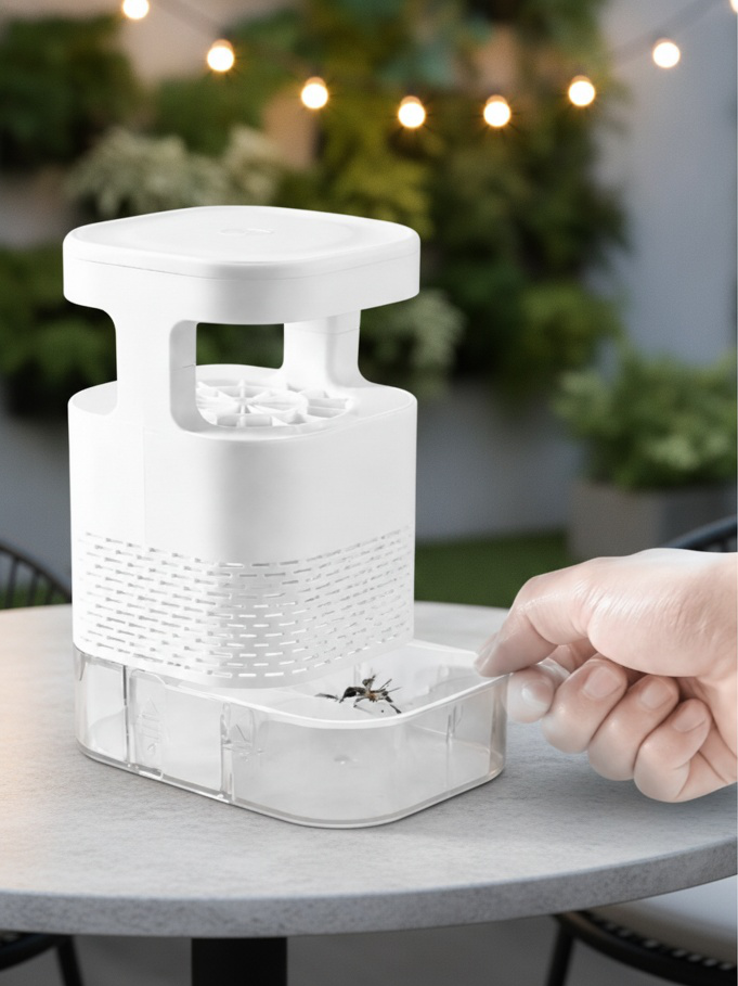 Close-up view of the bionic purple lamp mosquito killer