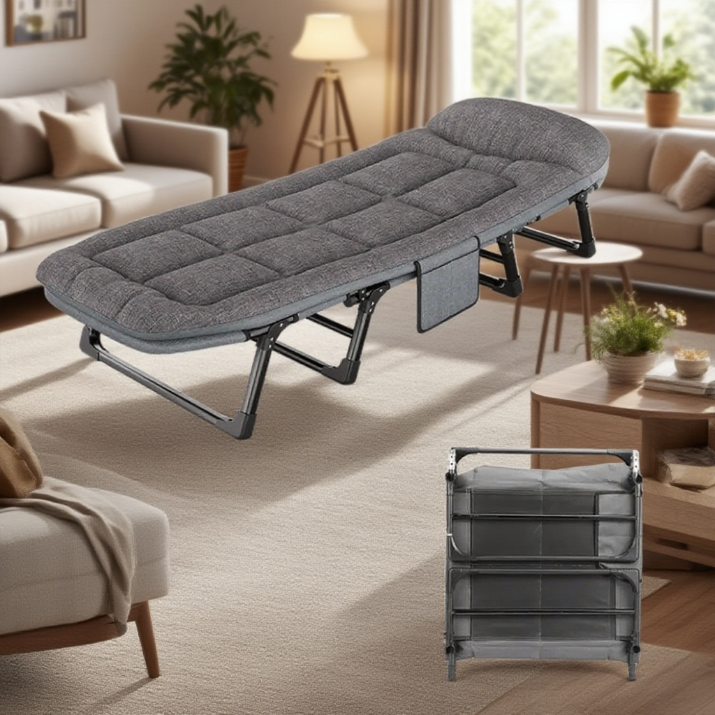 휴대용 접이식 리클라이너 다용도 점심용 사무실 네발 조절식