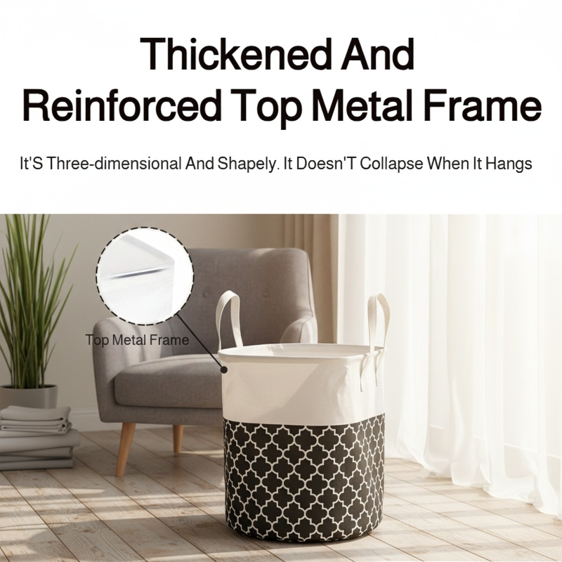 Large capacity laundry basket