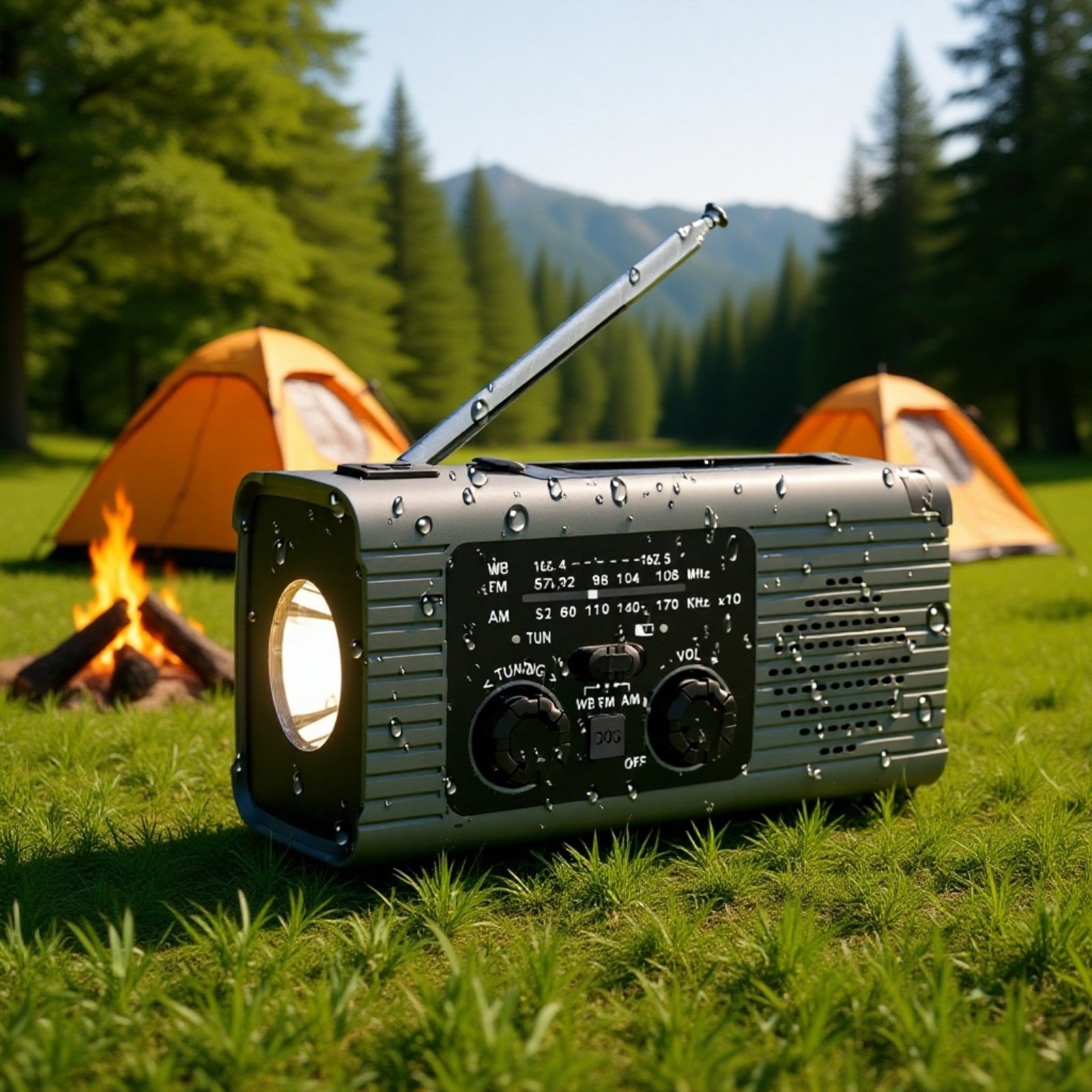 Handkurbel-Akkuradio