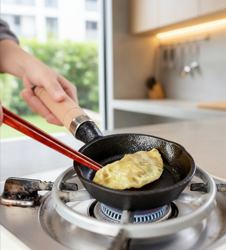 Petite casserole en fer anti-éclaboussures pour la cuisine
