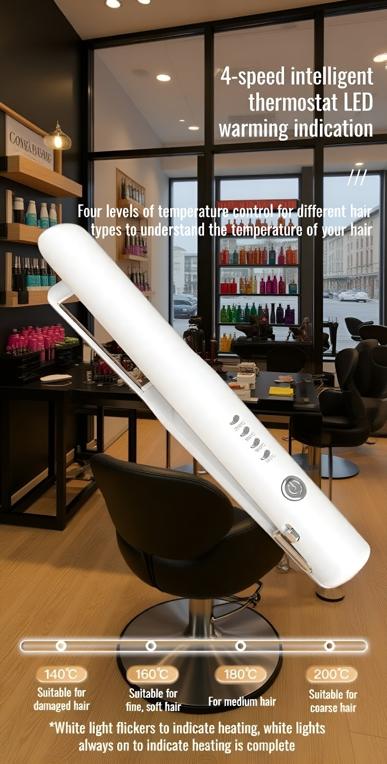 Portable Mini Hair Straightener for Quick Touch-Ups