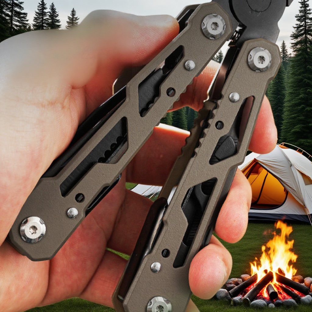 아웃도어 휴대용 접이식 다용도 공구집게 접이식 스테인리스 접이식 휴대용 콤비네이션 비트