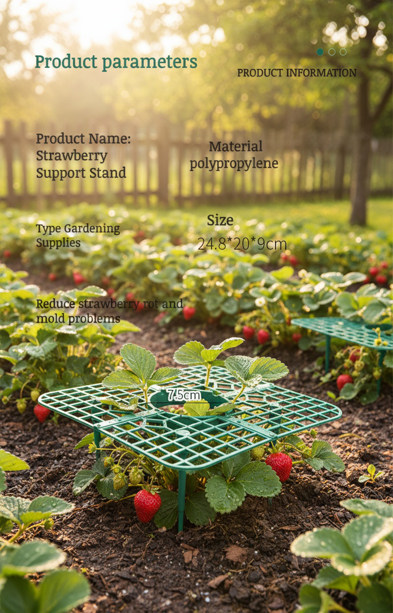 Durable strawberry planting frame for urban gardening