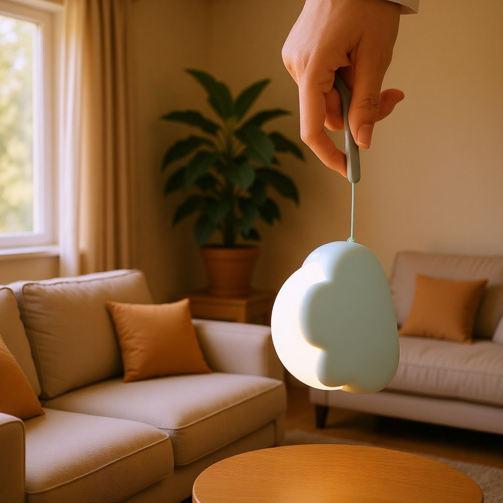 寝室のデスクトップミニオーナメントテーブルランプ誕生日プレゼント新しいインターネットセレブクリエイティブ充電かわいいクラウドナイトライト