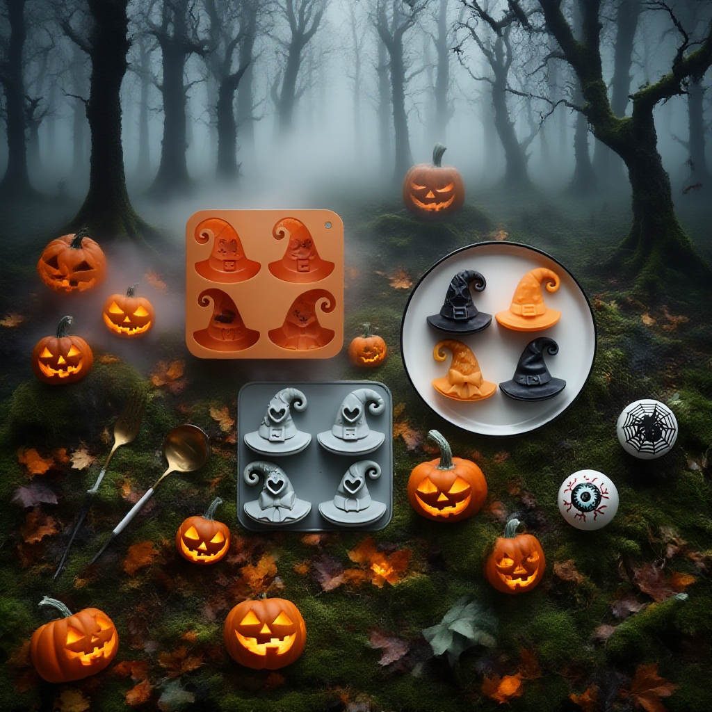 ハロウィン魔女帽子型 シリコンデザート型