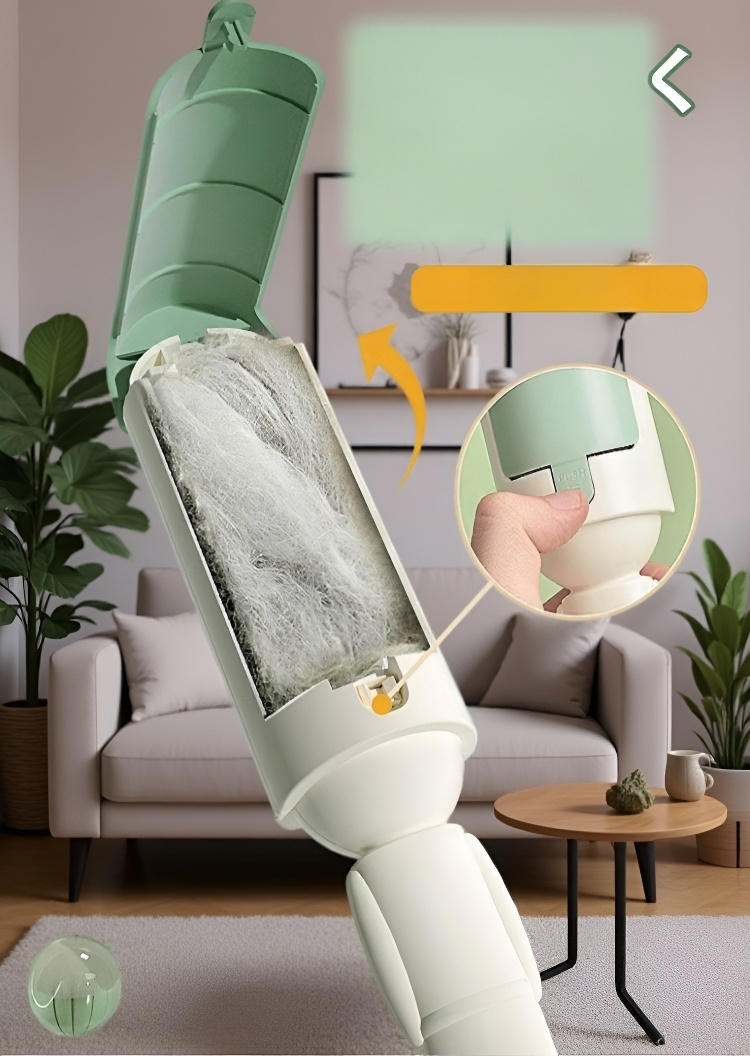 毛取りブラシで掃除もラクラク