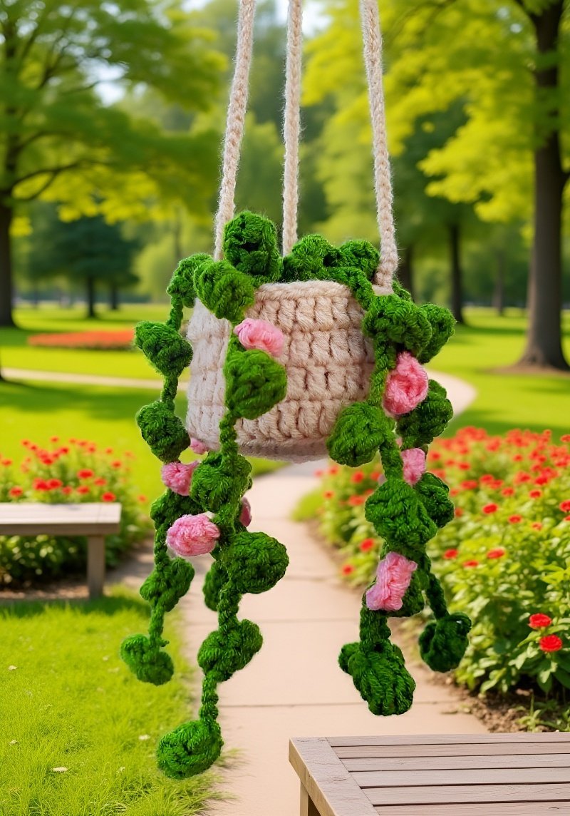 천연 식물 느낌의 자동차 펜던트 디테일