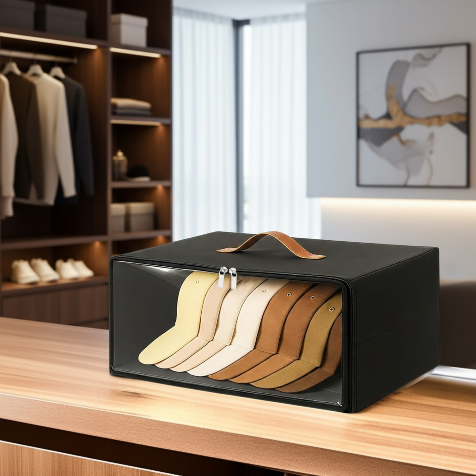 Zippered Organizer for Hats & Accessories