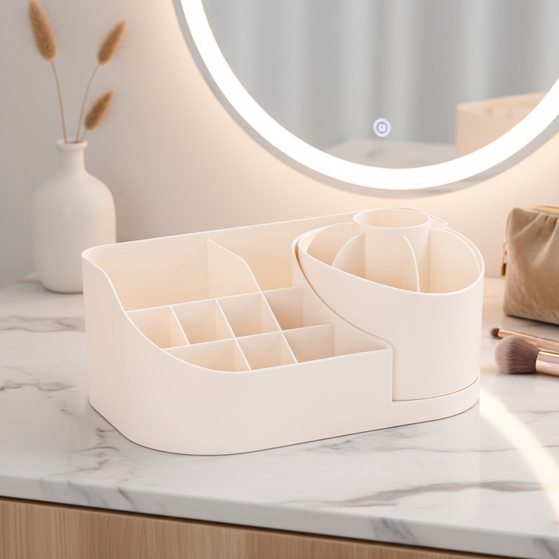 Rotating Organizer Storage Box Office Multifunction