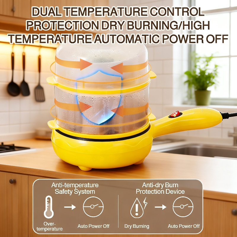 Mini Non-stick Electric Egg Cooker for Home