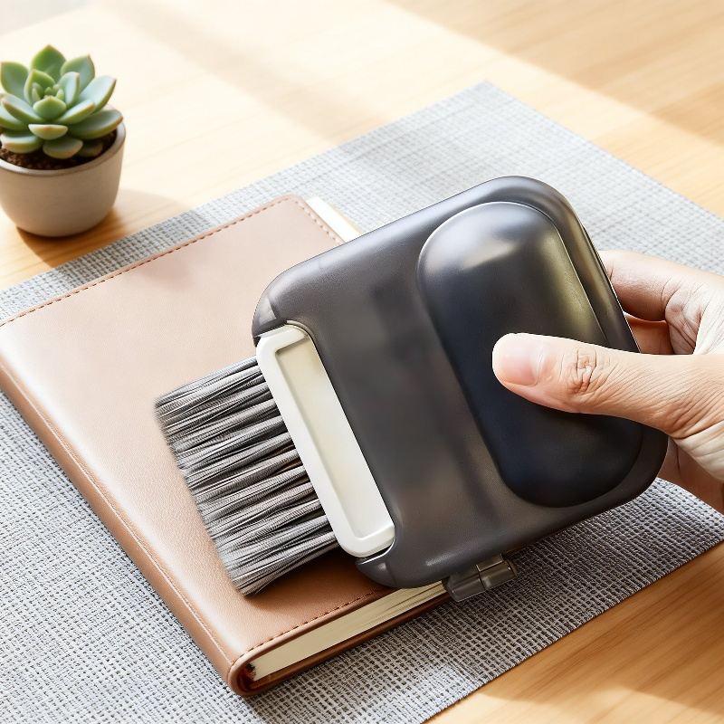 Cepillo de limpieza multifuncional portátil, apto para teclados