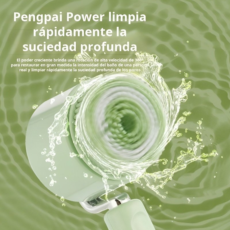 Cepillo de baño eléctrico de mango largo, artefacto para frotar la espalda, instrumento de baño para