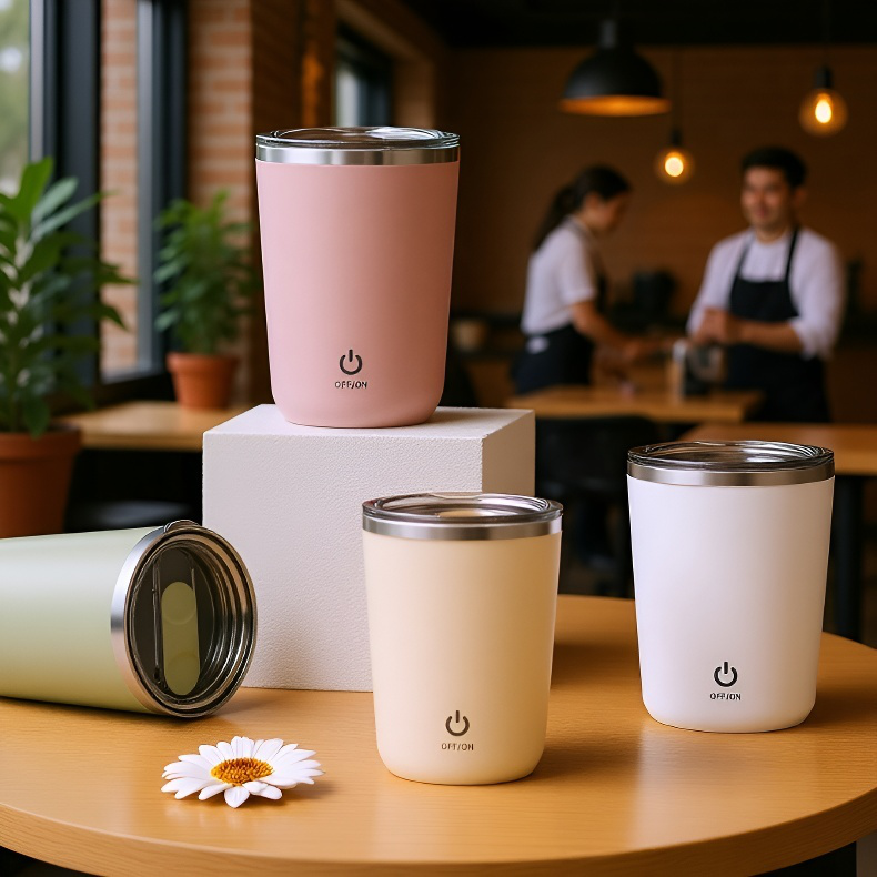 Tragbarer elektrischer Mixbecher aus Edelstahl