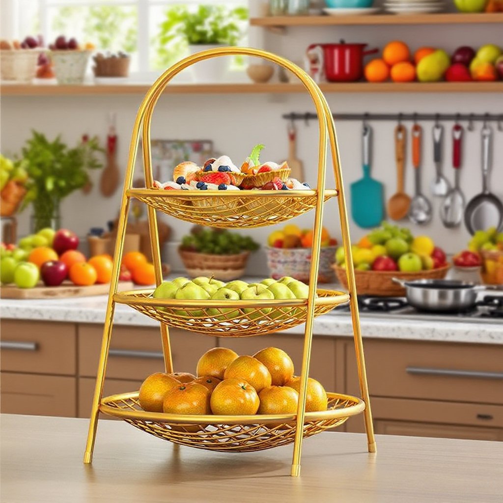 家用多層茶點水果盤