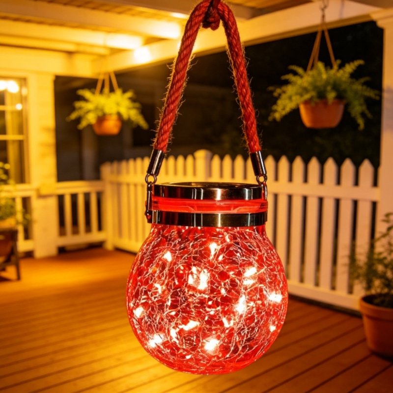 Lámpara de botella de deseos solar para jardín nocturno