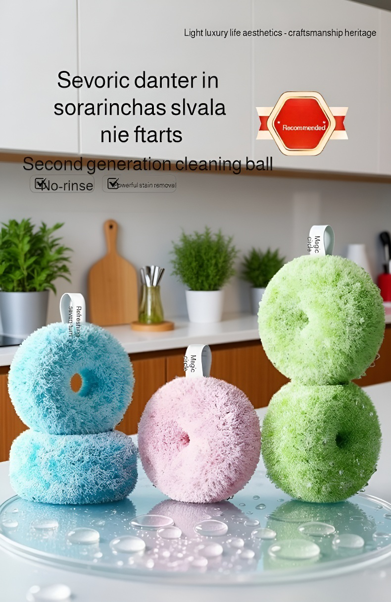 Close-up of antibacterial bristles on sink brush