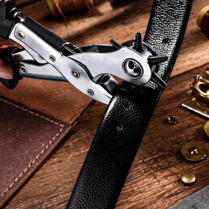 Laborsaving Multi-functional Belt Hole Punch