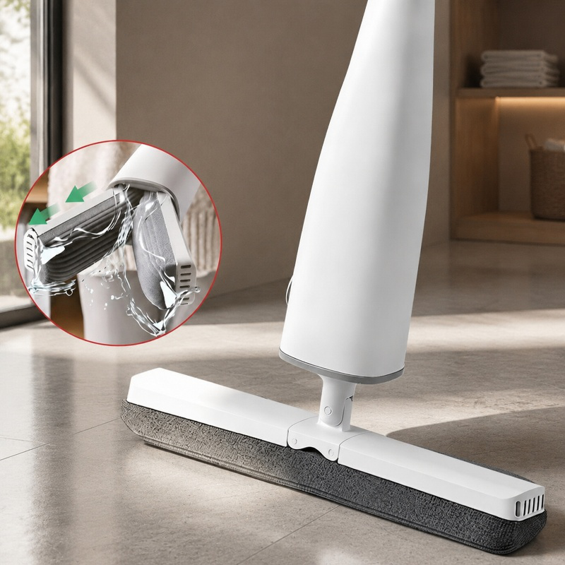 Detail absorpční bavlněné hlavice mopu