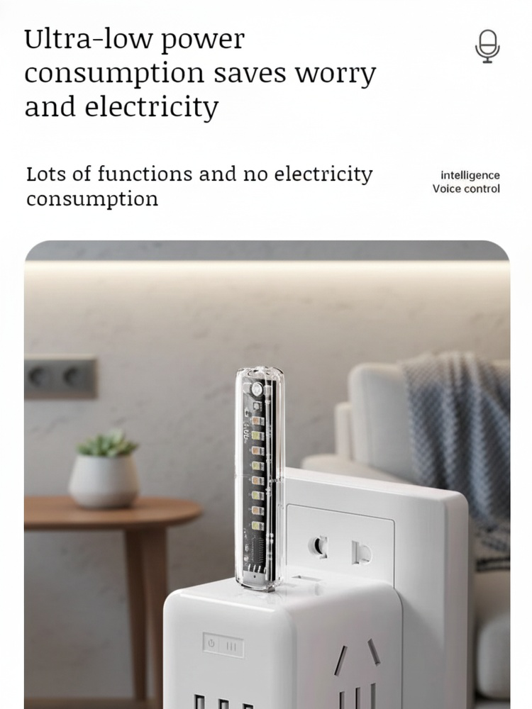 Smart Voice-Controlled AC Companion Night Light