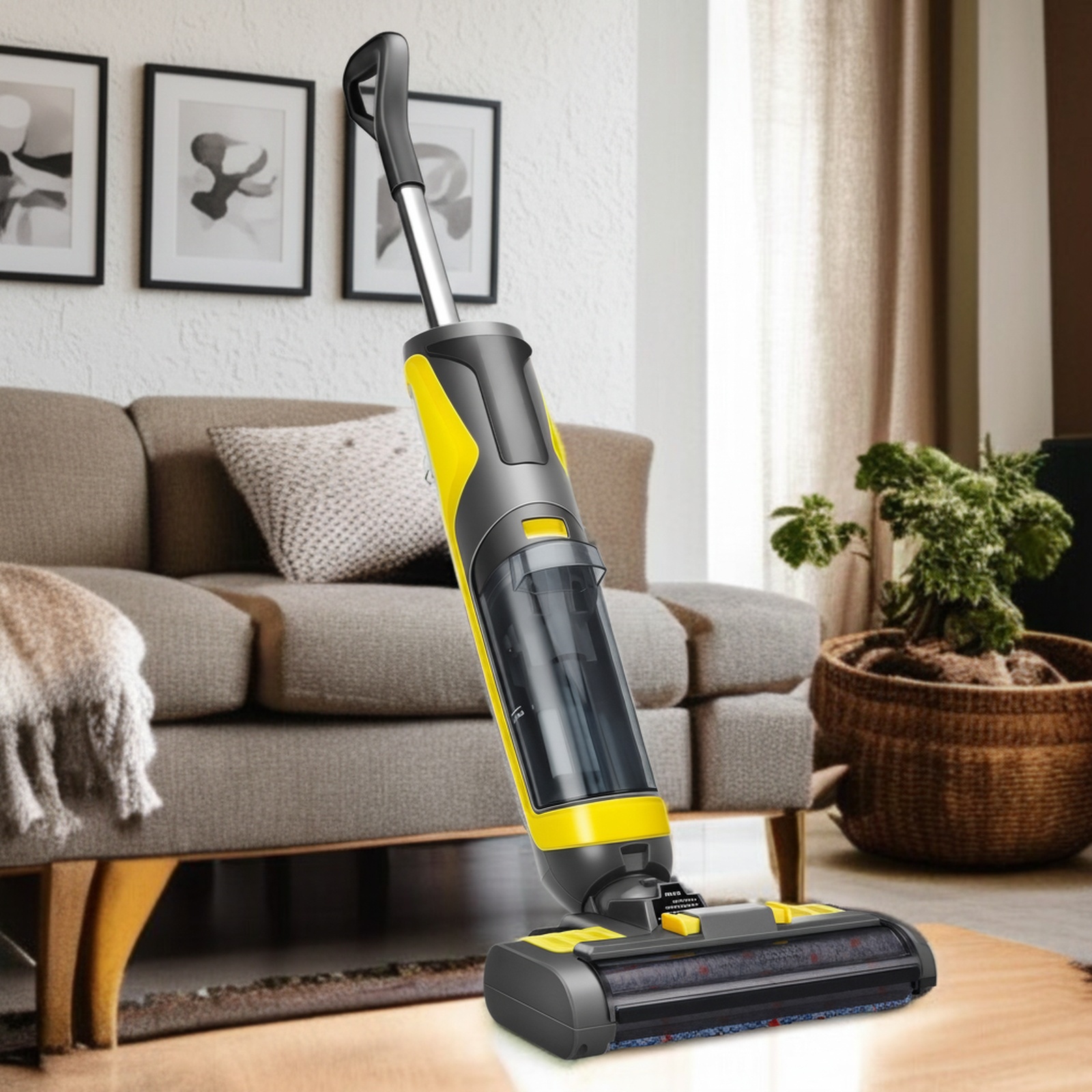 Aspiradora portátil inalámbrica de mano, limpieza en seco y húmedo para el hogar