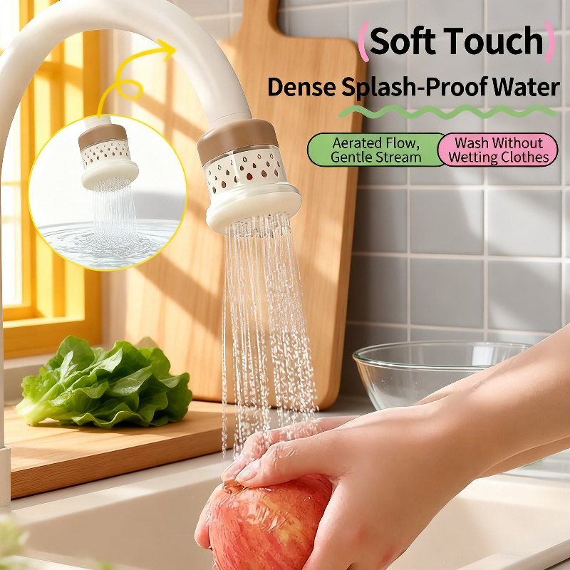 Universal Kitchen Faucet Splash-proof Rotating Filter Water Purifier