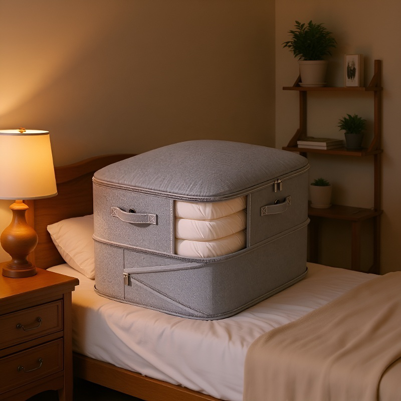 Bolsa de compresión para guardarropas con ventana, almacenaje de ropa y mantas de gran tamaño