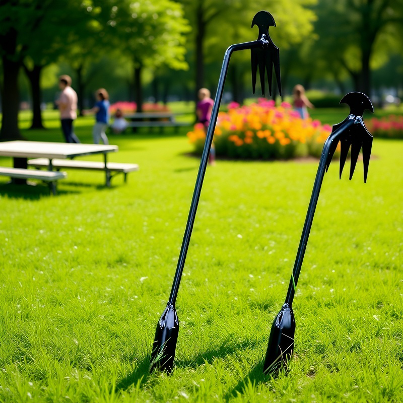 Multifunktionaler Unkrautvernichter mit Lockerungsschaufel für Wildgemüse