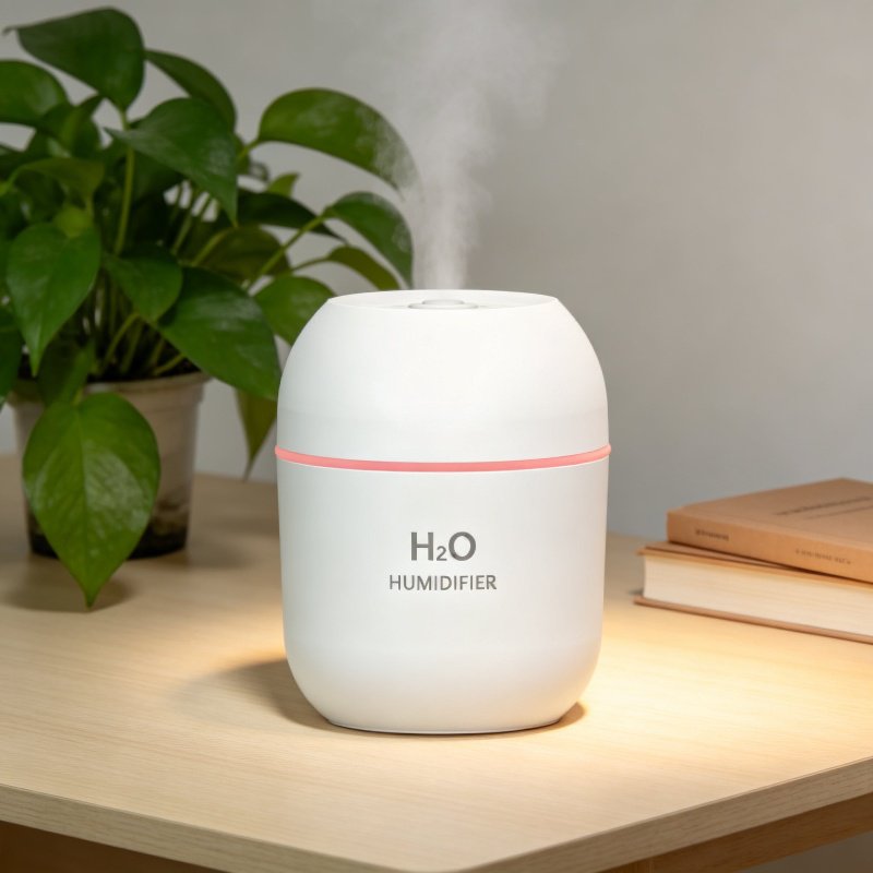 Humidificador portátil USB colorido, ideal para hogar y escritorio